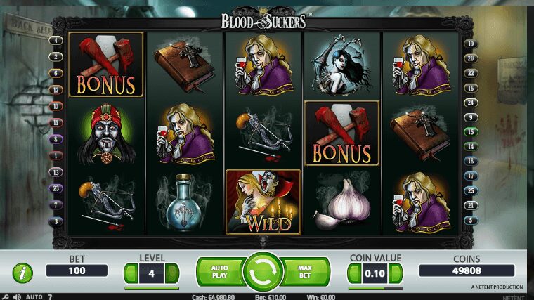 blood suckers palautusprosentti