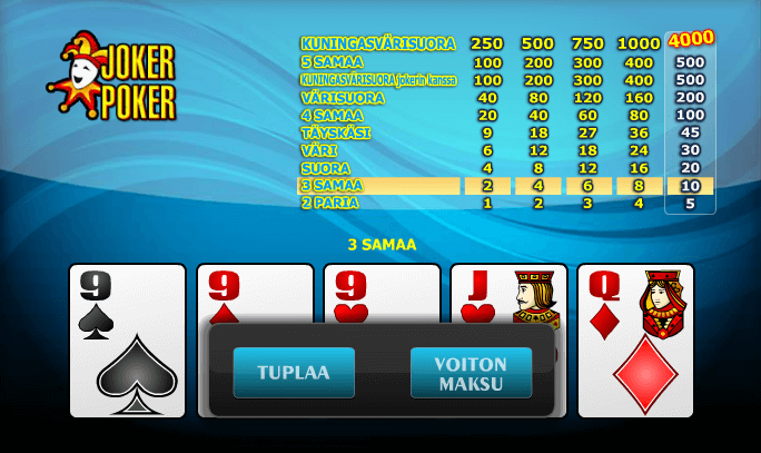 jokeripokeri netiss&auml;