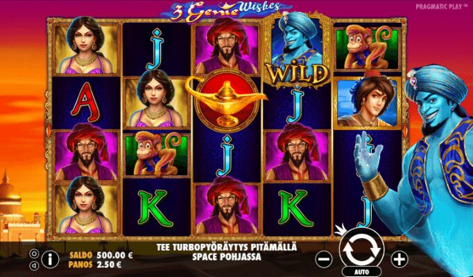 3 genie wishes slotti
