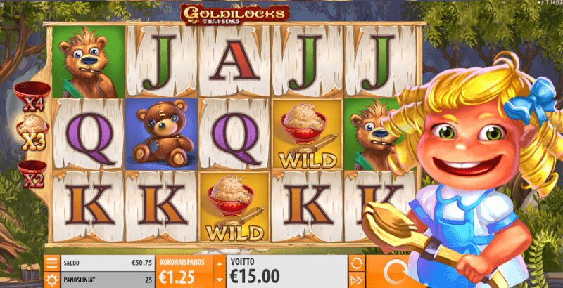 goldilocks slotti