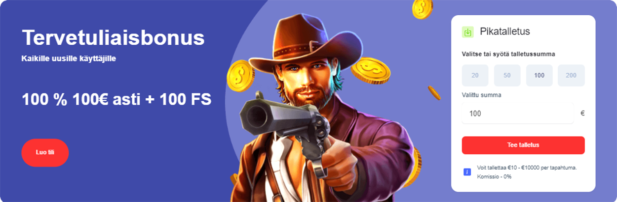 Oxicasino tervetuliaisbonus