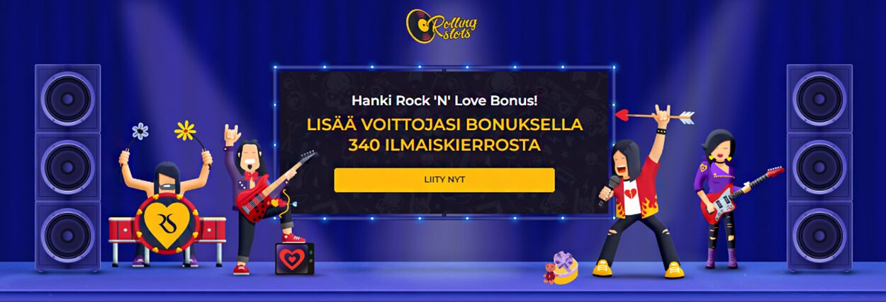 Rolling Slots casinon tervetuliaisbonus