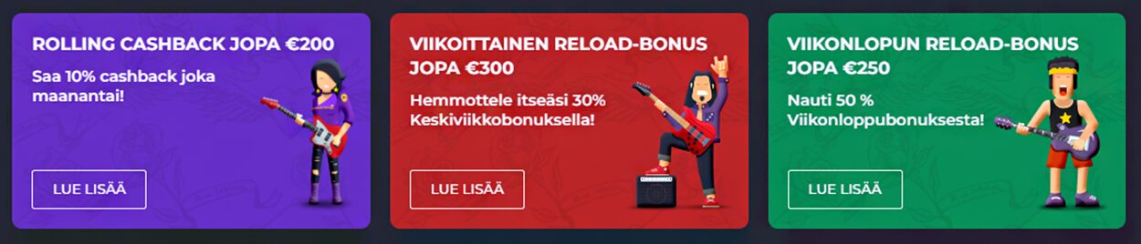 Rolling Slots casinon tervetuliaisbonus